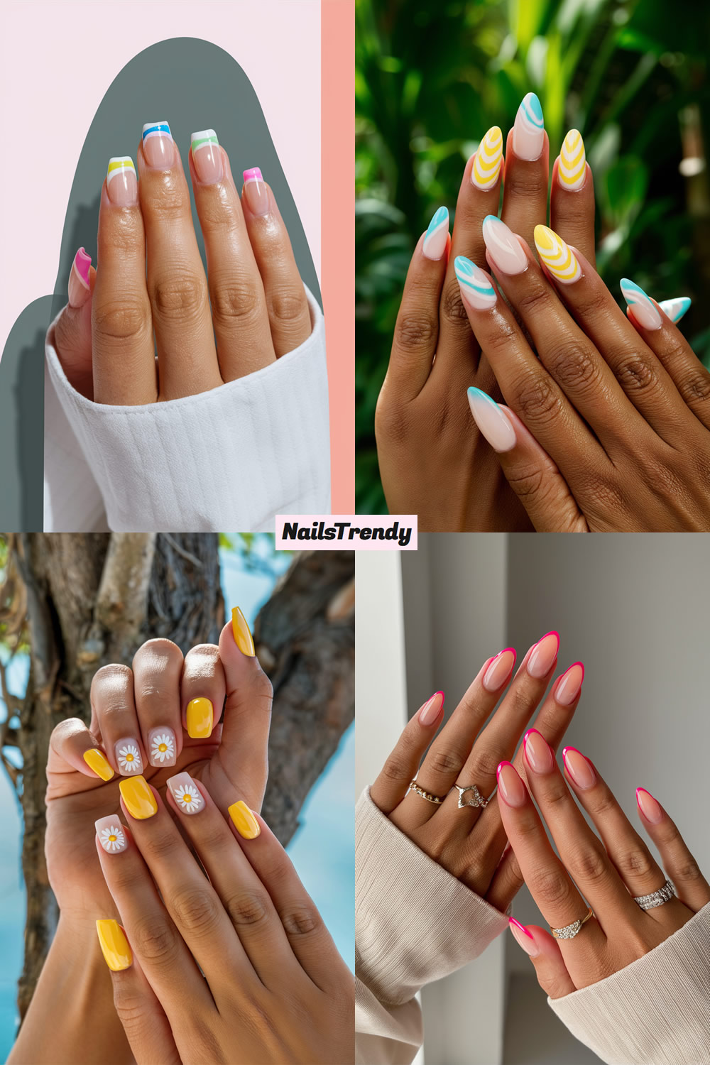 Simple summer nails