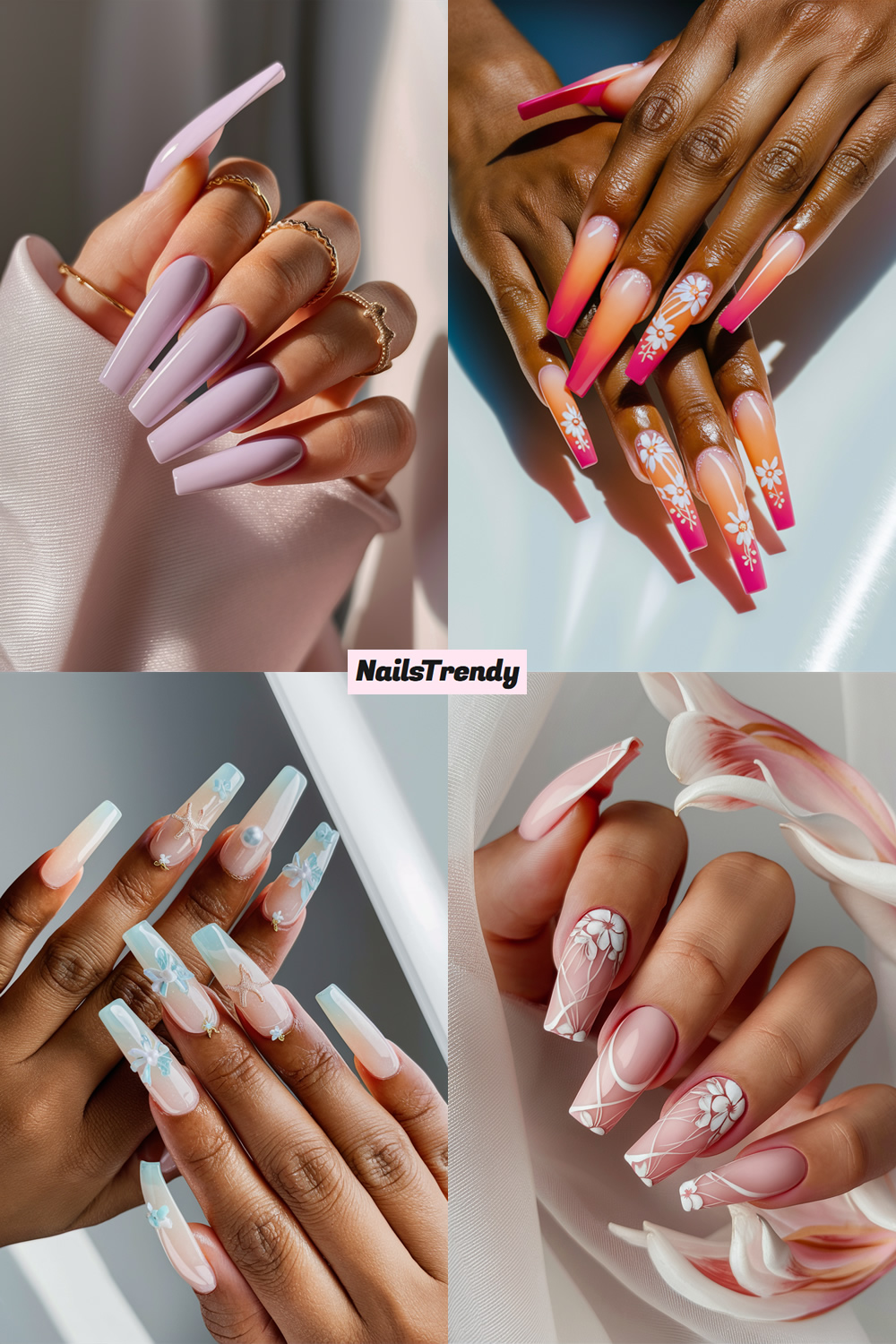 summer nails long